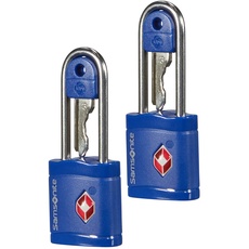 Bild Travel Accessories - TSA Schloss mit Schlüssel (2x), 6 cm, Blau (Midnight Blue)