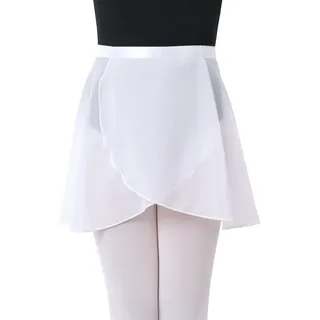 Ballett Wickelrock Chiffon Tanz Wickelrock Verstellbarer Ballettrock Ballett Tanz Dancewear für Mädchen und Damen