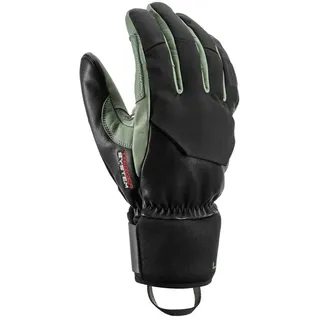 Leki Alpino Hevon 3D Skihandschuhe Black/Dusty Green 9,0
