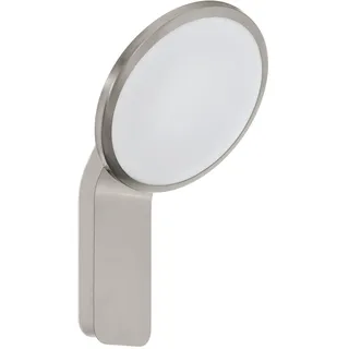 EGLO Außenleuchte Edelstahl/Kunststoff 31,5 cm IP44 1 flammig Silber/Weiß