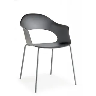 Stapelsessel Lady B - VA - anthracite 22 - mustard yellow