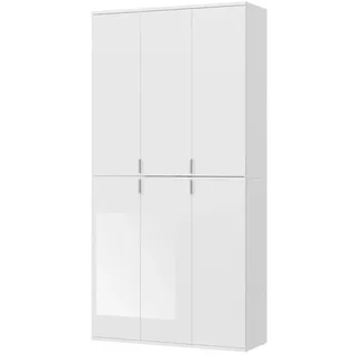 inn.furn SystemX Garderobenschrank 91 x 34 x 193 cm weiß