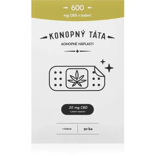 Konopný táta Patches 600 mg CBD Wärmepflaster mit CBD 30 St.