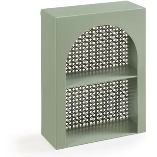 [en.casa] Wandregal Jäller I. 30 x 40 x 13 cm Grün