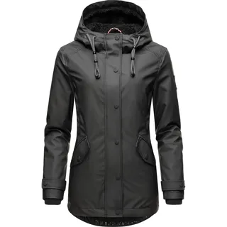 Navahoo "Lindraa" Gr. XS (34), schwarz Damen Jacken, stylische wasserdichte Outdoorjacke mit Kapuze, Black - XS