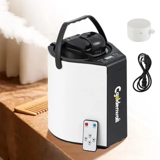 CGOLDENWALL Tragbare Dampfsauna Dampfgenerator 3L, Heimsauna Dampfgenerator mit Fernbedienung, Begasungsmaschine für Zuhause, Ganzkörper-Spa, Geeignet für Sauna-Zelt