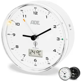 ADE Funkwecker analog weiß