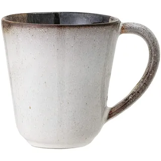 Bloomingville Jules Becher aus Steinzeug in der Farbe Grau-Braun mit einem Durchmesser von 9,5cm, 500ml, 82046912