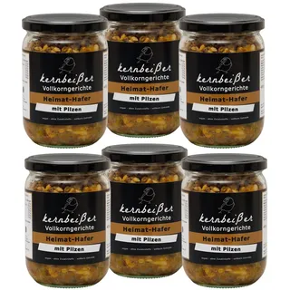 Kernbeißer Vollkorngerichte: Heimat-Hafer mit Pilzen Fertiggericht 2700 g
