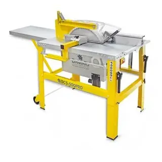 BAMATO BCS-500PRO 4200 W 400 V Sägeblatt, Parallelanschlag, Schiebestock, Tischverlängerung, Winkelanschlag