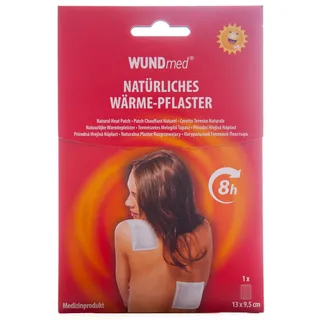 Wundmed Wärme Pflaster 13 x 9,5 cm, 50er Pack | Wärmende Anwendung zur gezielten Linderung – 50 Stück im Vorteilspack