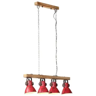 vidaXL Deckenleuchte 25 W Rot 90x24x111 cm E27 - Rot