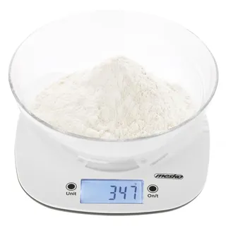 ADLER Mesko Küchenwaage mit Schüssel, 700ml Kapazität, Tara-Funktion
