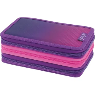 Herlitz TriCase 31teilig befüllt, Dip Dye Pink/Purple, 1 Stück