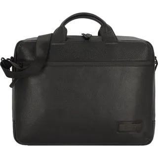 JOST Stockholm Aktentasche Leder 36 cm Laptopfach Schwarz