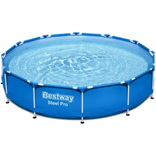 BESTWAY Steel Pro Pool Set 366 x 76 cm inkl. Filterpumpe