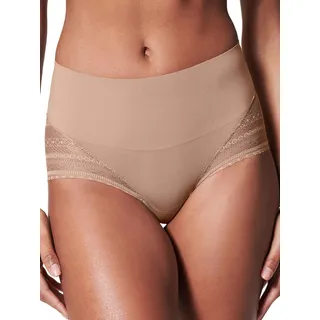 Spanx Illusion Lace Hi-Hipster Shapewear-Unterhose Damen, Café au Lait, S
