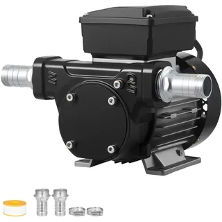 Vevor Kraftstofftransferpumpe, 230V AC, elektrische Diesel-Transferpumpe, 60 L/min, maximale Saughöhe 2,4 m, maximale Förderhöhe 13,7 m, für Kerosin, Biodiesel, landwirtschaftliche Maschinen