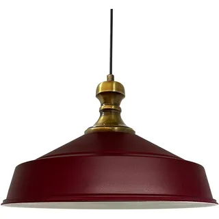 Pendelleuchte Asletl-Knob Industrie 41 cm Kastanienbraun Moderne Metall Lampe - Kastanienbraun