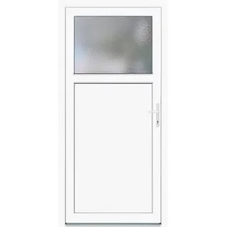 Kunststoff-Nebeneingangstür K 301 Weiß 98 cm x 198 cm Anschlag Rechts