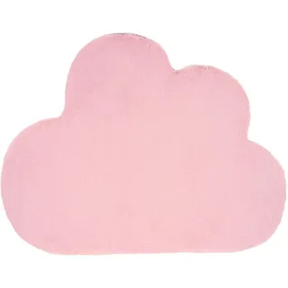 Ben'n'jen Kinderteppich , Pink , Textil , Uni , Wolke , 70x90 cm , Textiles Vertrauen - Oeko-Tex®, Bsci, Global Recycled Standard (Grs) , rutschfest, pflegeleicht , Teppiche und Böden, Teppiche, Kinderteppiche