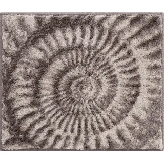 Grund Badteppich , Beige , Textil , Muschel , rechteckig , 50x60 cm , Oeko-Tex® Standard 100, Made in Europe , rutschfest , Heimtextilien, Badtextilien, Badematten
