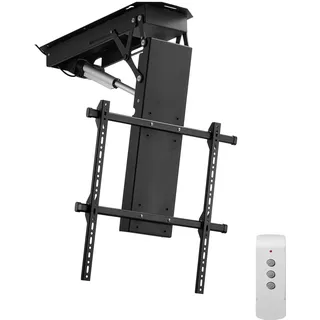 Vevor motorisierte TV Deckenhalterung Halterung für 813 bis 1778 mm Fernseher, elektrischer Verstellbarer herunterklappbarer Ständer mit max. VESA 60 x 60 cm, passend für Fernseher bis zu 50 kg