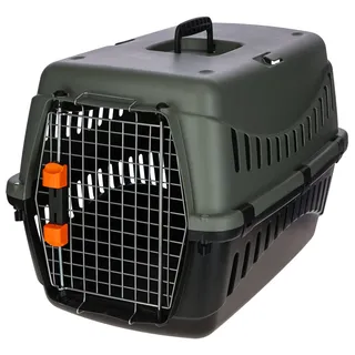 Kerbl Haustiertransportbox 58 x 38 x 38 cm Grau