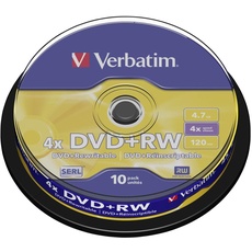 Bild von DVD+RW 4.7 GB 4x 10 St.