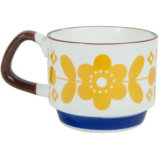 Japanische Retro-Keramik-Kaffeetassen, stapelbar, Keramik, für Büro, Getränke, Tee, Milch, Wasser, Tassen, Küchengeschirr, Vintage-Heimdekoration, Geschenk