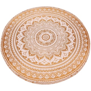 Indische Mandala Runde Tapisserie Hippie Boho böhmischen Zigeuner Dorm Dekor Baumwolle Wand hängenden Tapisserie Home Decor Yoga Matte Runde Tapisserie Strand Roundie Tischdecke