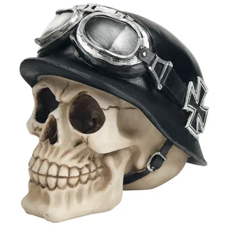 Nemesis Now Iron Cross Skull None Totenkopf Standard Polyresin Gothic, Horror, Steampunk, Totenköpfe