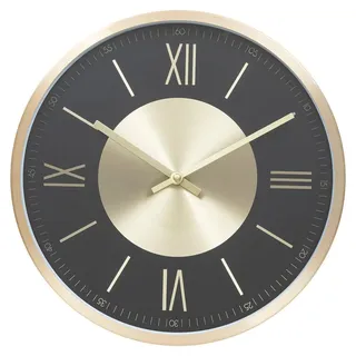 Moderne Wanduhr ARIANNA, Ø 30 cm - Gold