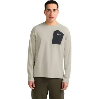 Jack Wolfskin Prelight Trail Crew Sweatshirt Beige S