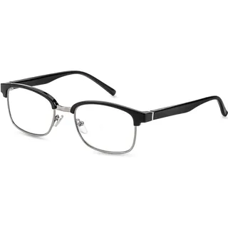 FILTRAL Blaulichtfilter Lesebrille/Anti-Blaulicht Lesehilfe für Smartphone, Tablet & PC/Schwarz-silber, +2,50 dpt., F4563550