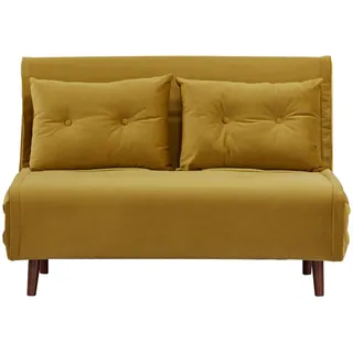 Livetastic Schlafsofa , Gelb , Textil , Birke , vollmassiv , Füllung: Polyester , 122x81x88 cm , Bsci , Liegefunktion , Wohnzimmer, Sofas & Couches, Schlafsofas, Sonstige Schlafsofas
