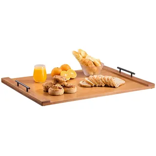 VEVOR Nudelbrett Herdabdeckung Herdabdeckplatten aus Kiefernholz für Elektroherd & Gasherd, Herdplatten-Abdeckung für Arbeitsfläche & Tablett, Abdeckplatte mit Griffen (76,2 x 55,88 cm) Natur