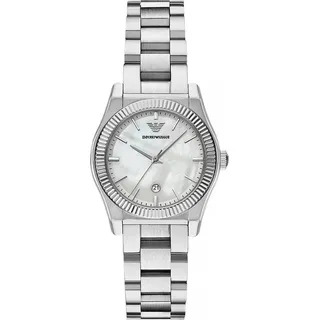Die Damenarmbanduhr EMPORIO ARMANI AR11723 in Silber ist ein modisches Accessoire. - Silber