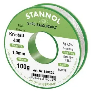 Stannol Lötzinn, Kristall 400 TSC, 1,0 mm,