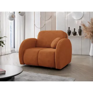 Mirjan24 Schlafcouch 1-Sitzer Hellrot