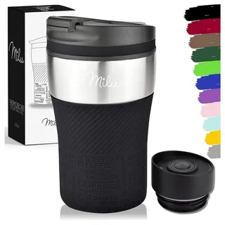 MILU Thermobecher 0,21 l Schwarz 1