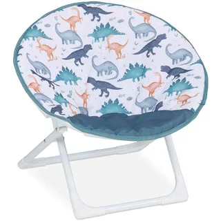 Relaxdays Kindersessel Moonchair 47 x 50 x 48 cm Textil mehrfarbig