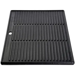 All'Grill Grillplatte 23,5 x 42 cm Gusseisen Schwarz/Rot