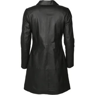 Kurzmantel JCC "Ledermantel IK14-2", Damen, Gr. 40, schwarz, Obermaterial: 100% Lammnappaleder LANA. Futter: 100% Polyester PES., Mäntel Kurzmantel