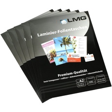 Bild von 25 LMG Laminierfolien glänzend für A2 125 micron
