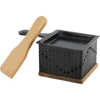 COOK CONCEPT Individuelles Mini-Raclette mit Kerze Kompakt für 1 Person