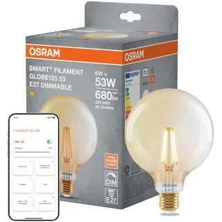 Osram LED-Lampe 6 W E27 680 lm warmweiß