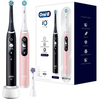 Oral B  iO Series 6 black lava + 2. Handstück pink sand + Aufsteckbürste