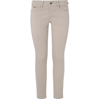 Pepe Jeans Damen Low Waist Skinny PL211705 Pants, Brown (Stone Beige), 25W / 32L