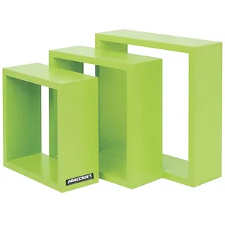 Phoenix Group AG Wandregal 3er Set 3 Würfel Grün